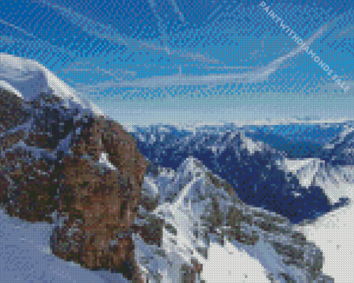 Zugspitze Peak Diamond Painting