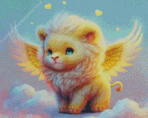 Angel Lion Diamond Painting