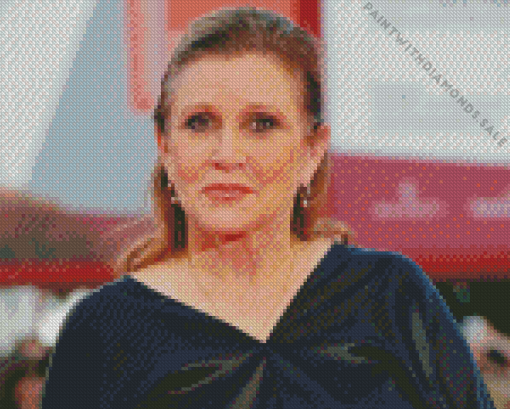 Carrie Fisher Diamond Painting