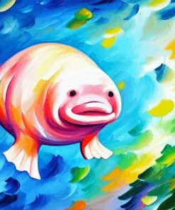 Colorful Blobfish Diamond Painting