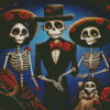 Day Of The Dead Love Family Diamond Painting