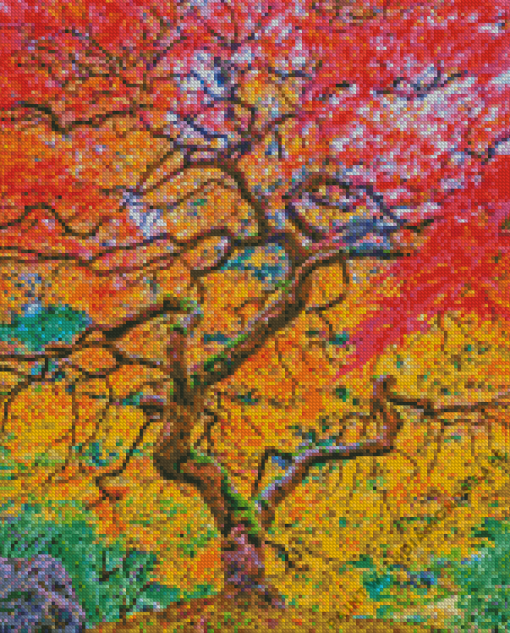 Fall Tree Diamond Painting