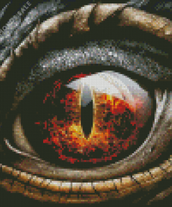 Fire Dragon Eye Diamond Painting