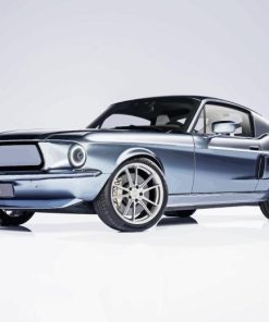 Grey 1967 Ford Mustang Diamond Painting