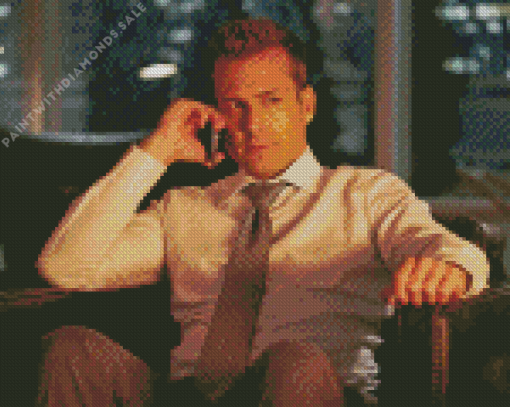 Harvey Specter Diamond Painting