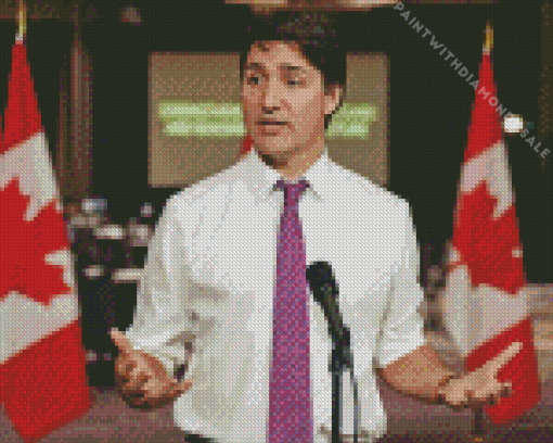 Justin Trudeau Diamond Painting