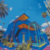 Majorelle Garden Diamond Painting