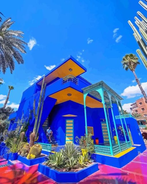 Majorelle Garden Diamond Painting