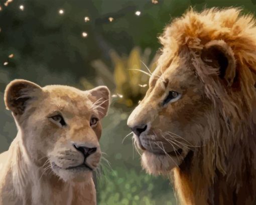 Nala And Simba Diamond Painting