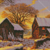 North Yorkshire In Snow Diamond Painting