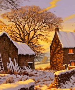 North Yorkshire In Snow Diamond Painting