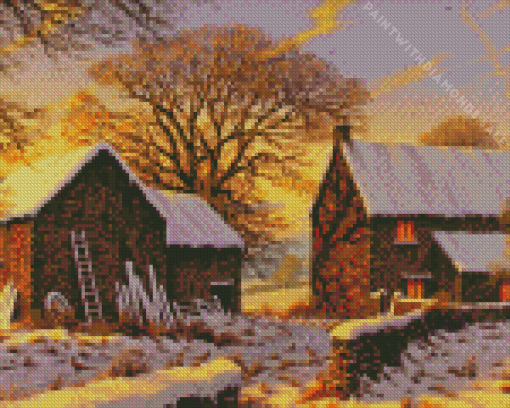 North Yorkshire In Snow Diamond Painting