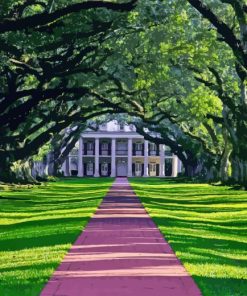 Oak Alley Plantation Diamond Painting