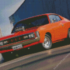 Orange Valiant Charger Diamond Painting