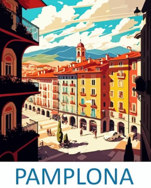 Pamplona Poster Diamond Painting