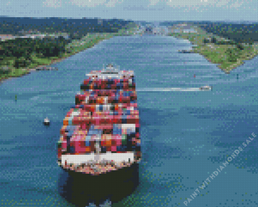 Panama Canal Diamond Painting