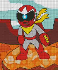 Proto Man Diamond Painting