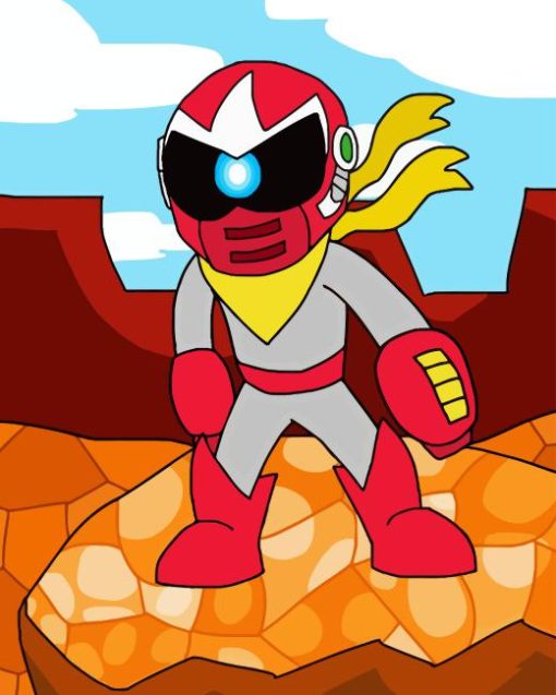 Proto Man Diamond Painting