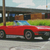 Red 67 Stingray Car Diamond Painting