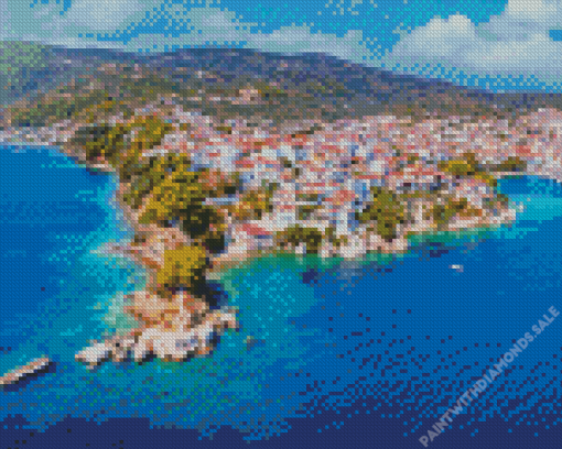 Skiathos in Greece Diamond Painting