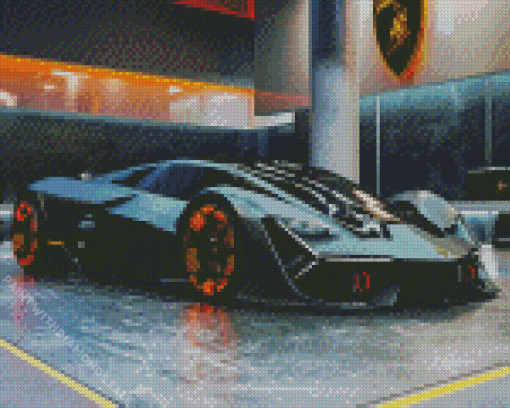 Terzo Millennio Lamborghini Diamond Painting