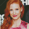 The Actress Jessica Chastain Diamond Painting