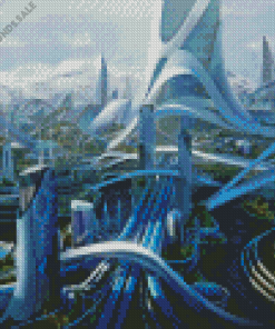 Utopia City Diamond Painting