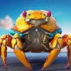 Yellow Crab Diamond Painting