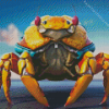 Yellow Crab Diamond Painting