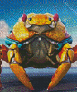 Yellow Crab Diamond Painting