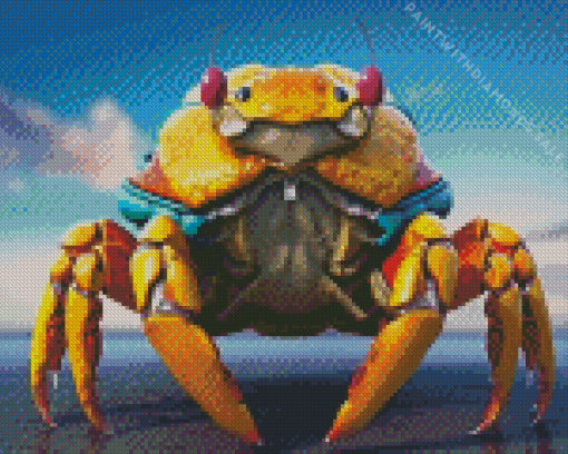 Yellow Crab Diamond Painting