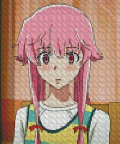 Yuno Gasai Diamond Painting