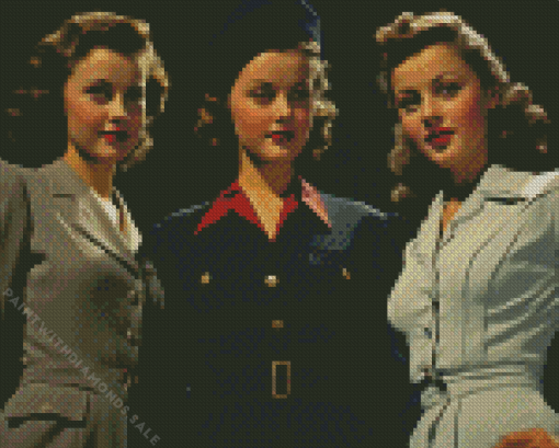 1940s Ladies Diamond Painting