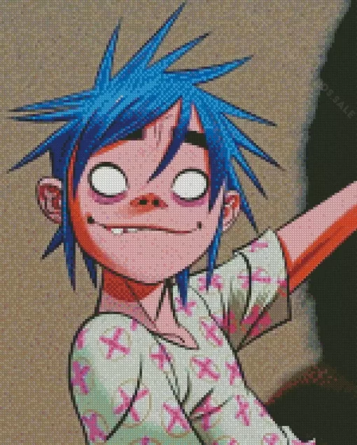 2-D gorillaz Diamond Painting