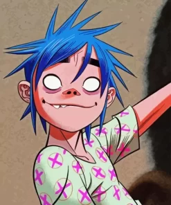 2-D gorillaz Diamond Painting