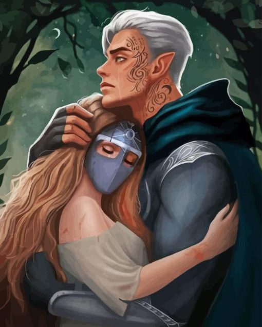 Aelin And Rowan Diamond Painting