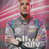 Alex Bowman Driver Diamond Painting