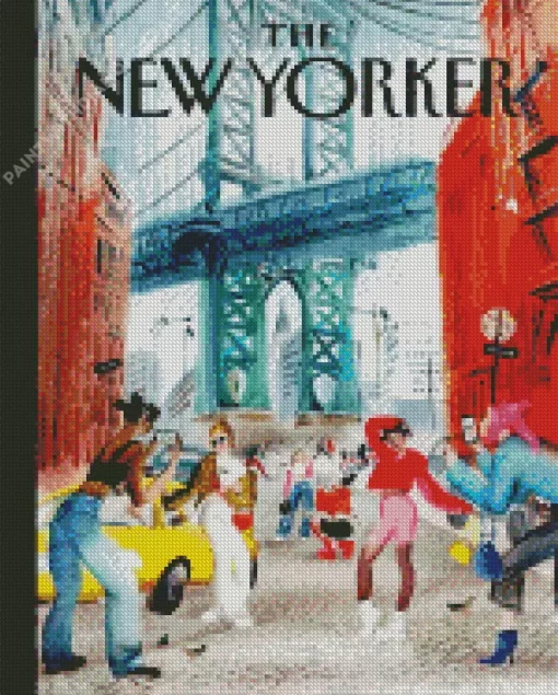 Antique The New Yorker Cover Diamond Painting