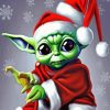 Baby Yoda Christmas Diamond Painting