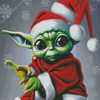 Baby Yoda Christmas Diamond Painting