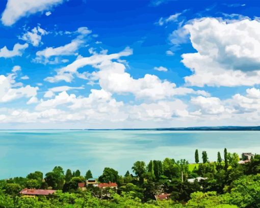 Balaton Lake Hungary Diamond Painting