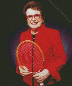 Billie Jean King Diamond Painting