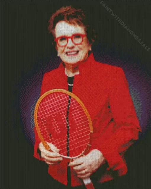 Billie Jean King Diamond Painting