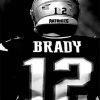 Black And White Tom Brady Diamond Painting