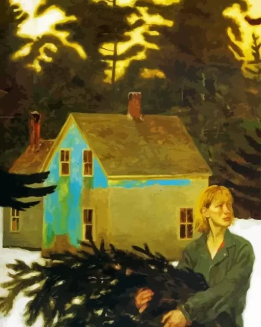 Black Spruce Jamie Wyeth Diamond Painting