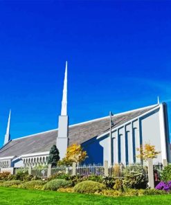 Boise Idaho Temple Diamond Painting