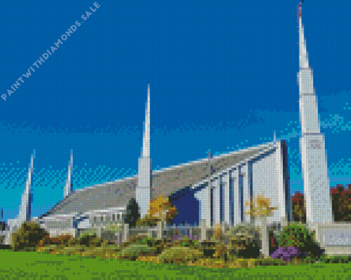 Boise Idaho Temple Diamond Painting