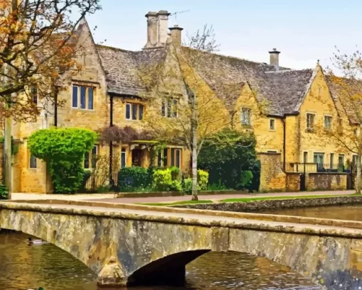 Bourton on The Water Diamond Painting