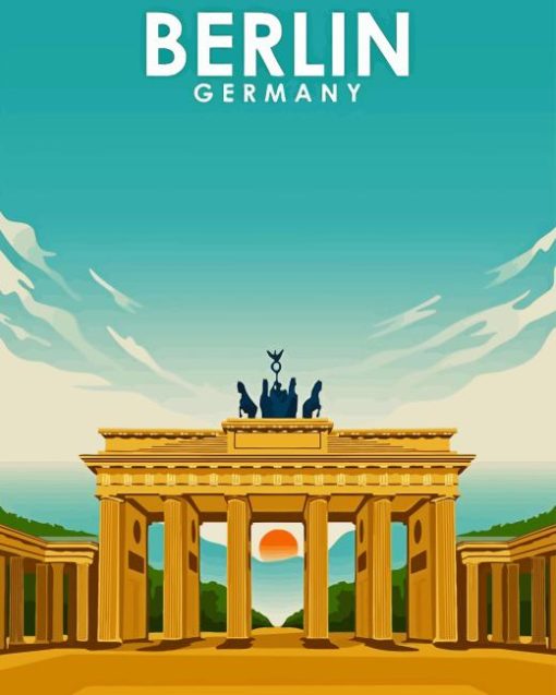 Brandenburger Gate Poster Diamond Painting