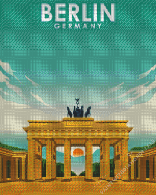 Brandenburger Gate Poster Diamond Painting